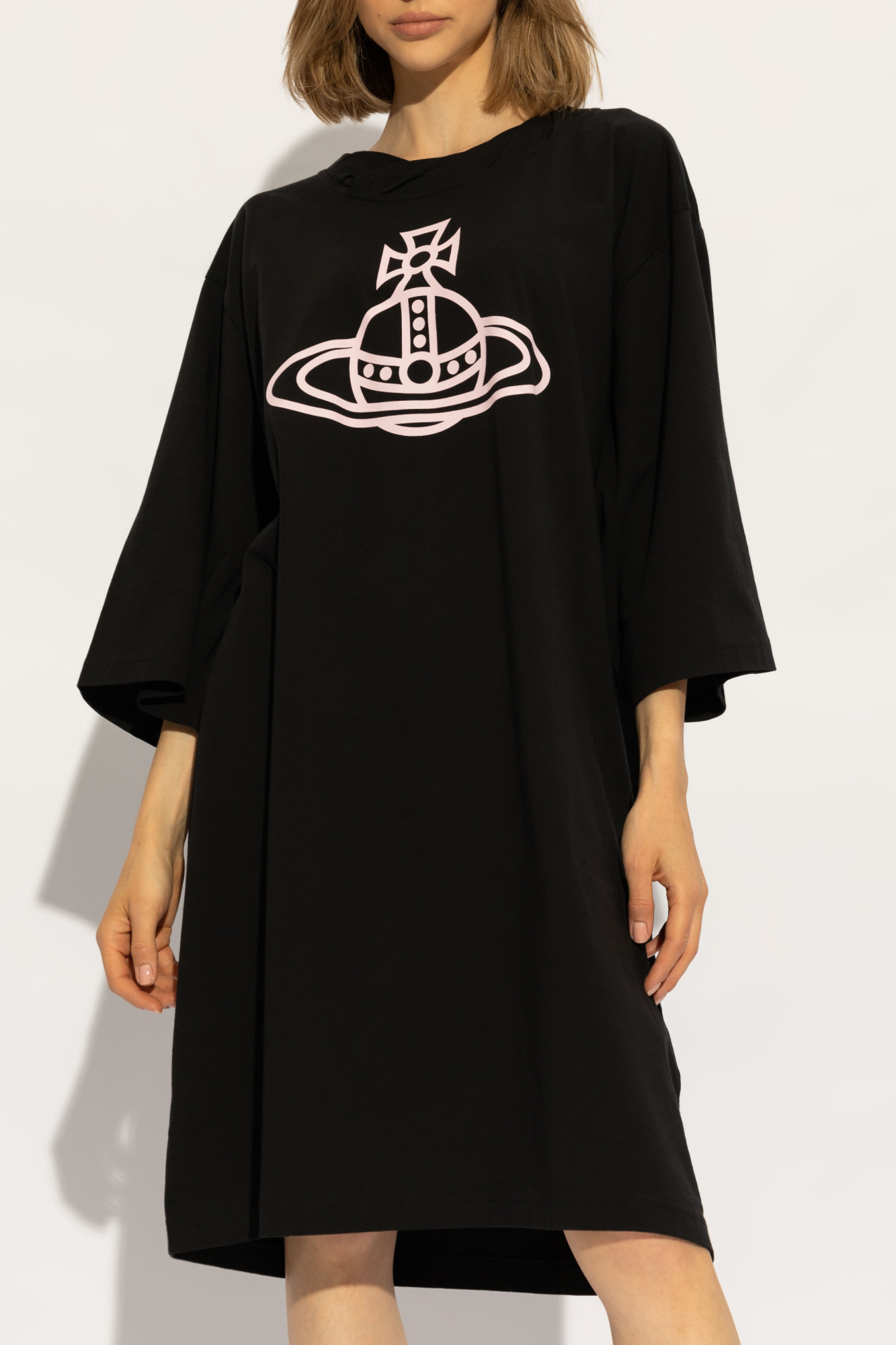 ワンピース VIVIENNE WESTWOOD Woman Dress Black 1G01000EJ001M N401 LR PARACHUTE PANTS - SchaferandweinerShops GB - Black